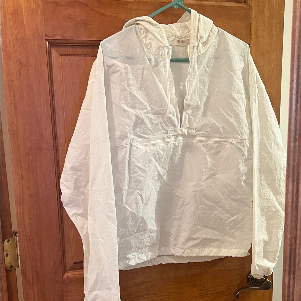 J. Galt Off-White Hooded Jacket